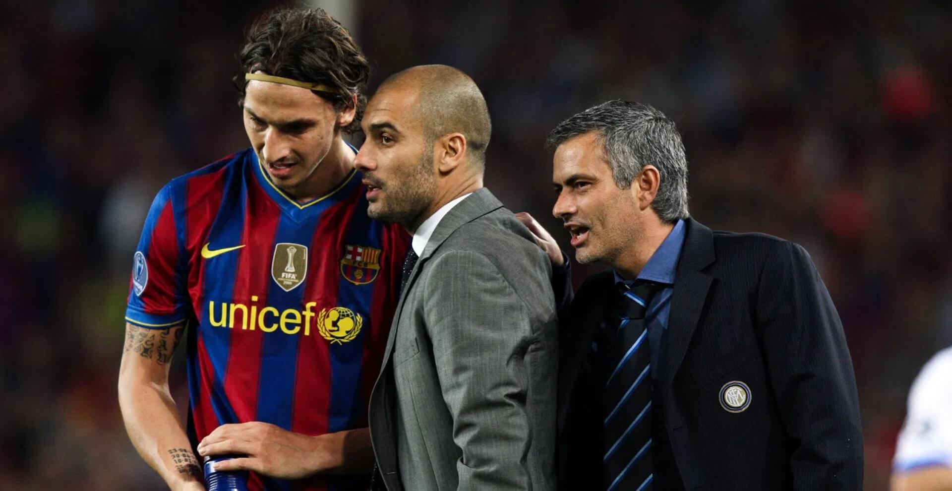 Ibrahimovic Guardiola Mourinho blog jpg